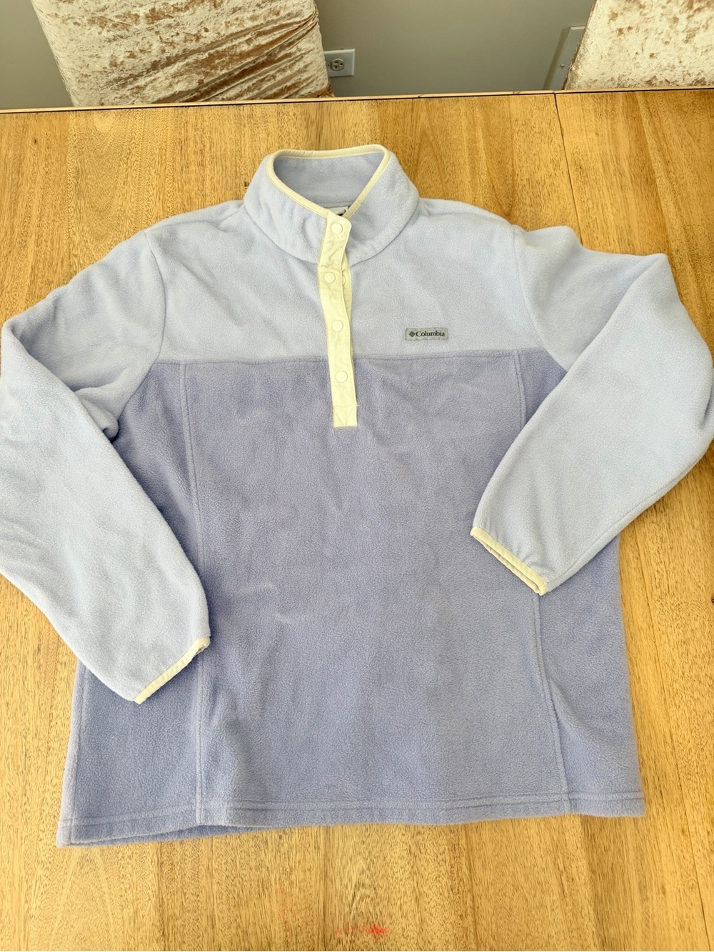 Columbia Dusty Iris, Twilight Women's Benton Springs Half Snap Pullover Size 2XL